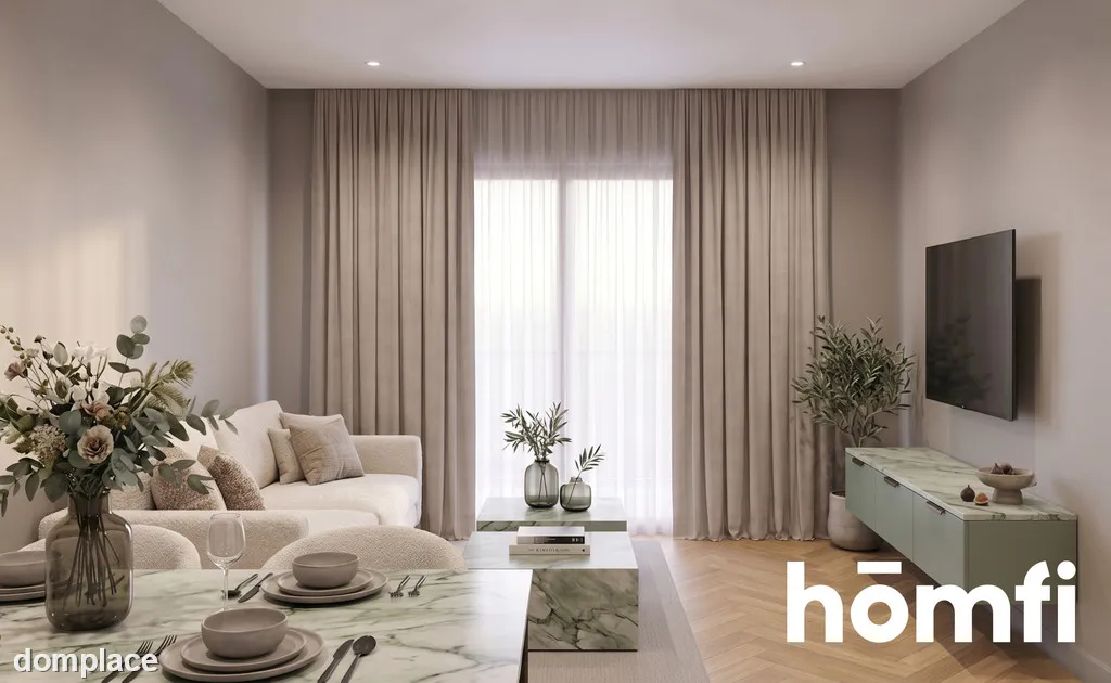 Przestronny apartament 3 pokojowy z dużą łazienką