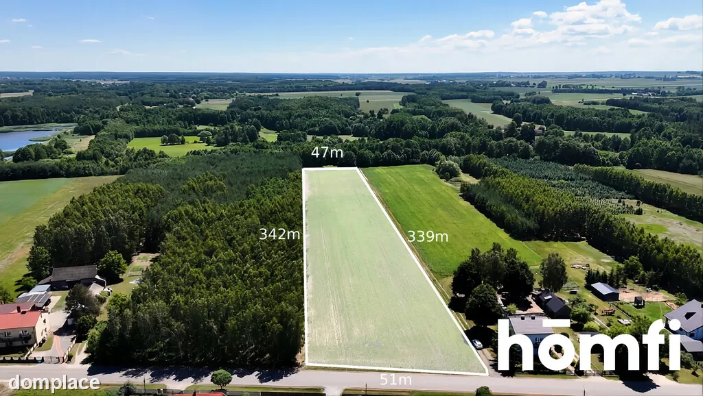 Działka 1,66 ha z WZ na 8 Domów i Budynek Usługowy