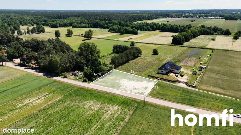 Działka budowlano-usługowa 2000 m² Jedlanka Stara