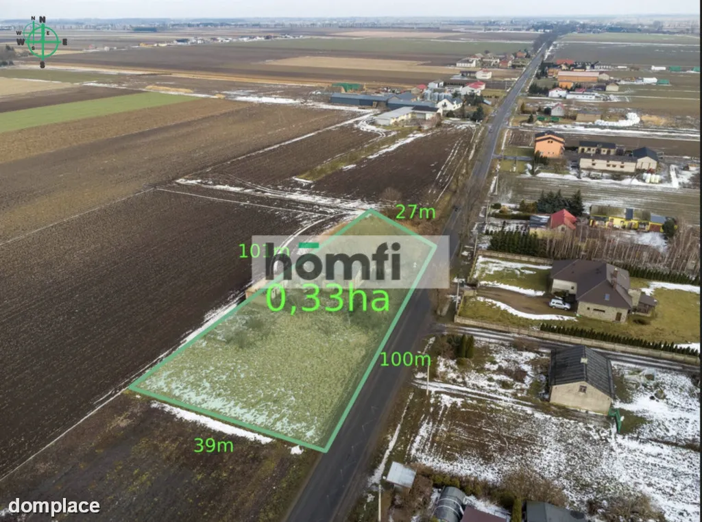 Na sprzedaż działka z zabudową – Błonie, Łęczyca