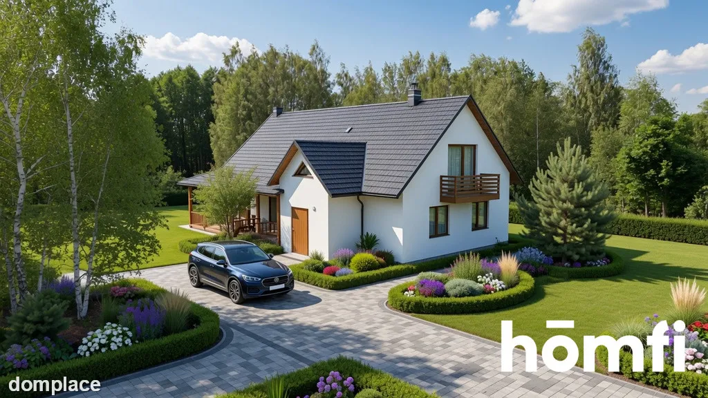 DOM W STANIE SUROWYM DZIAŁKA 6000 m² W TOMASZOWIE