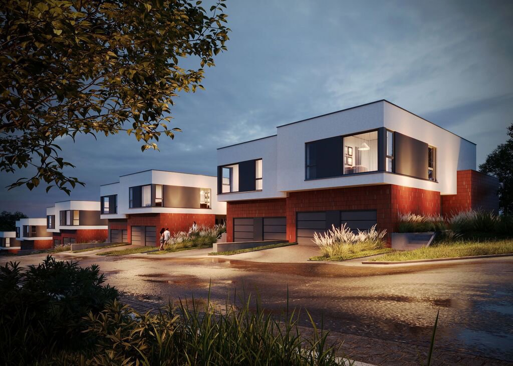 nowoczesne, duży ogród, garaż w bryle, 0% prowizji