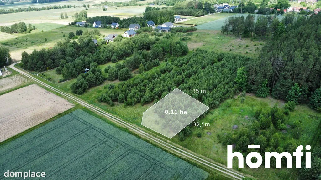 GOTOWA DO BUDOWY DZIAŁKA Z WZ I PRĄDEM - POMIGACZE