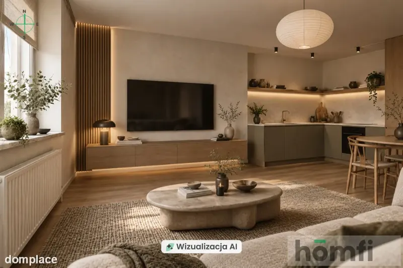 3 pokoje zamiast 2! | 53 m² | Balkon | Garaż