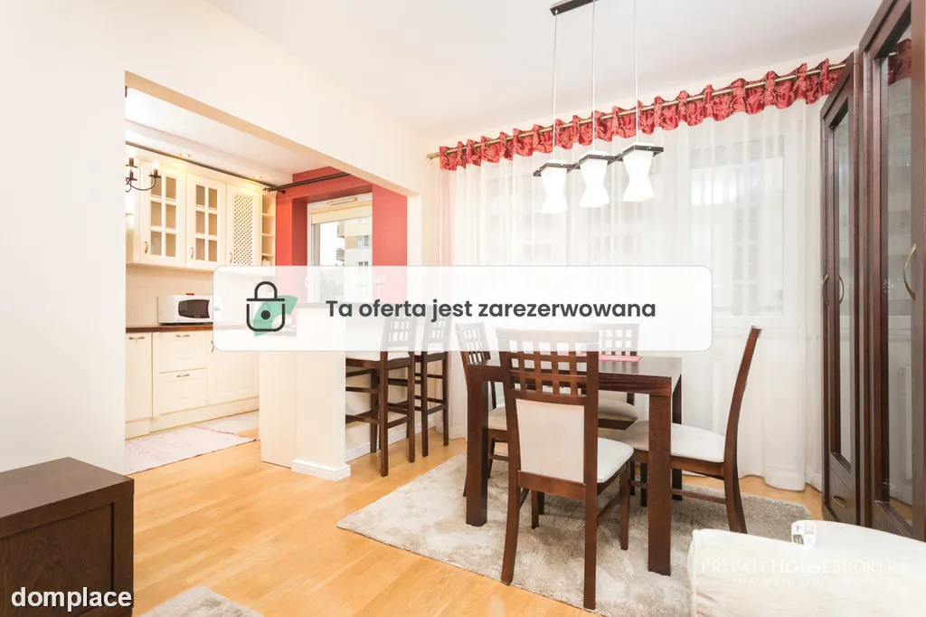 Reduta 9, 58m²: przestronne 2 pokoje z garderobą