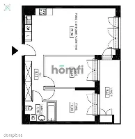 Sady Żoliborskie| 63 m2| 3 pokoje| komórka| loggia — zdjęcie 20