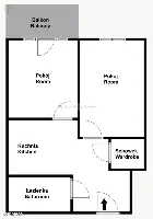 2 pokoje | 46m2 | Balkon | Os. Akademickie 5 — zdjęcie 12