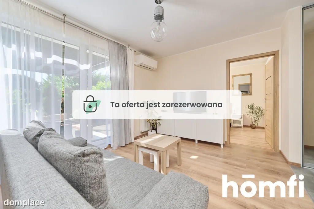 Siechnice | 45m2 | 2 pokoje z ogródkiem i klimą