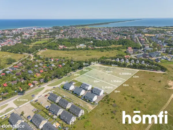Unikatowe 3 działki budowlane 9166 m2 Władysławowo — zdjęcie 3