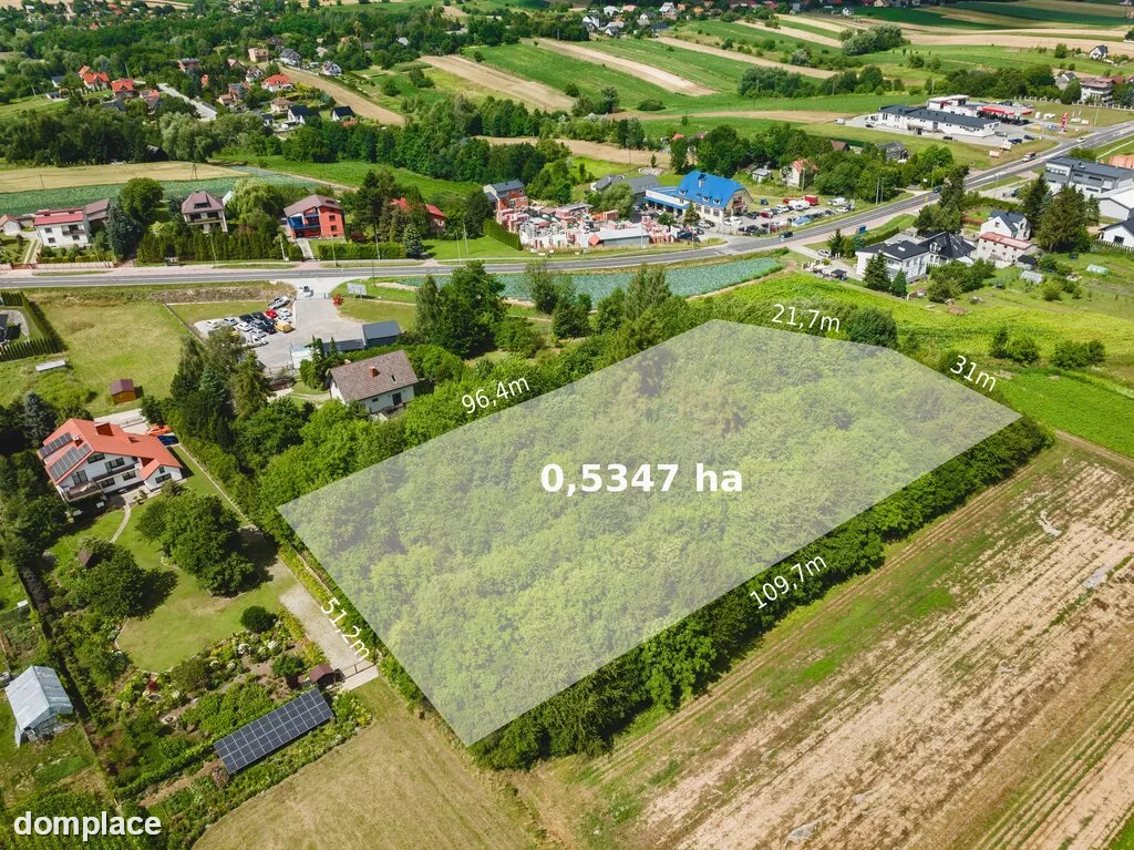działka budowlana Kocmyrzów