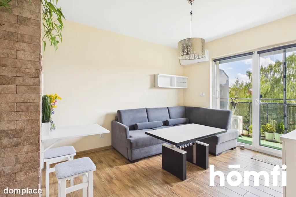 Nowoczesne, klimatyzowane 2 pokoje z balkonem