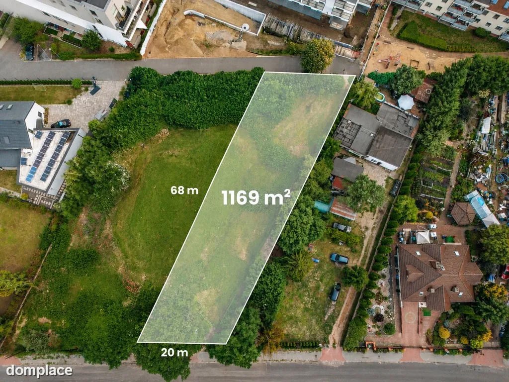 Działka | Wrzosy | ulica Warzywna | 1169 m2