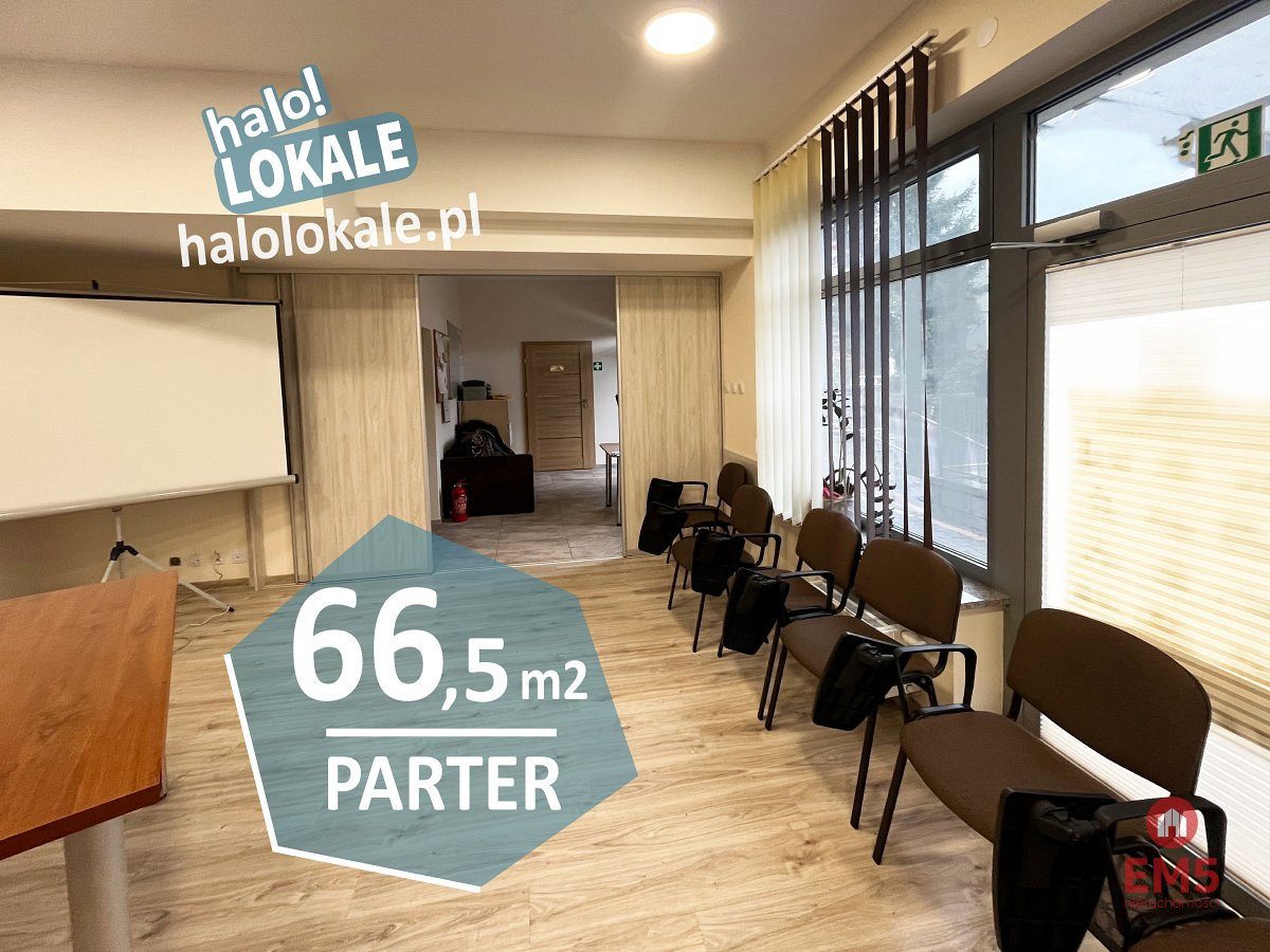 Ładny lokal 66 m2, parter. Polecamy