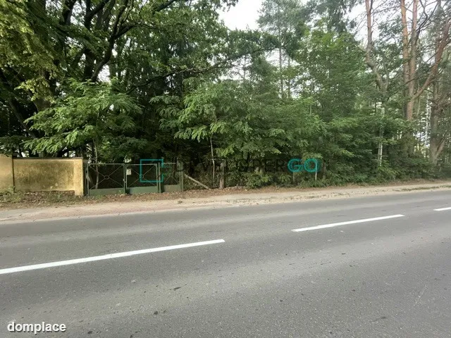 Działka budowlana z pięknymi drzewami