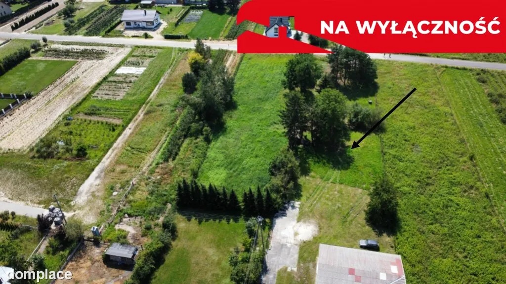 Działka 1842 m2 w centrum Końskowoli gm. Puławy.