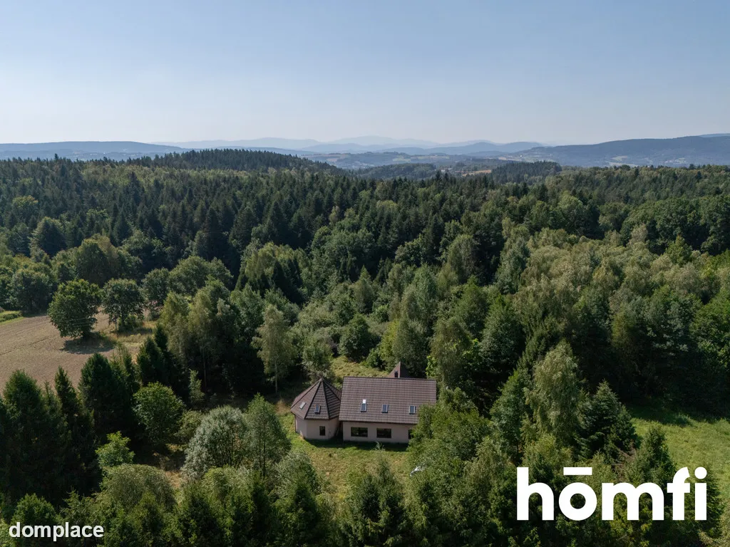 Unikat: Dom 262m2 na 1 ha w środku lasu