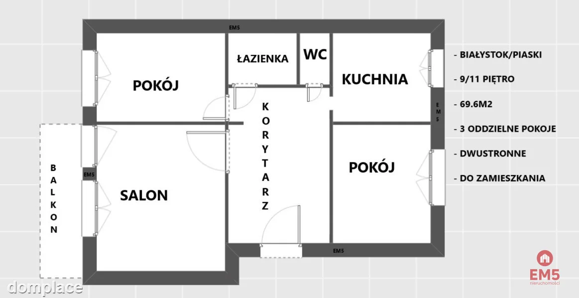 For Rent Piaski 3 oddzielne pokoje — zdjęcie 4