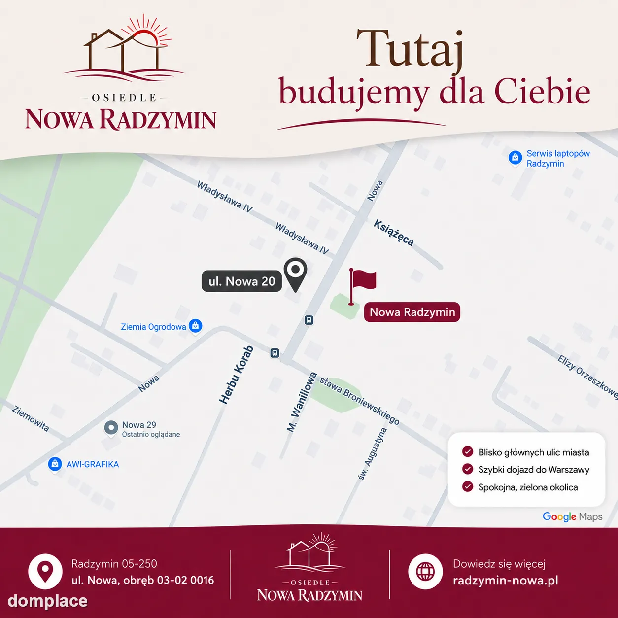 Nowa inwestycja deweloperskie 3 pokoje 60,53 m² + ogródek 106 m² | 569 000 zł | Radzymin — zdjęcie 2
