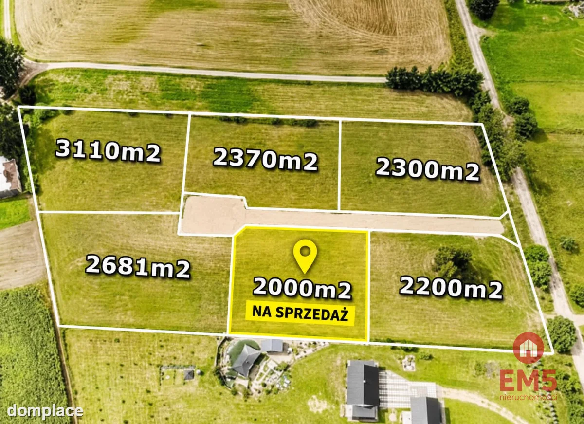 DZIAŁKA Z WYDANYMI WARUNKAMI ZABUDOWY – PRZEJMA WY