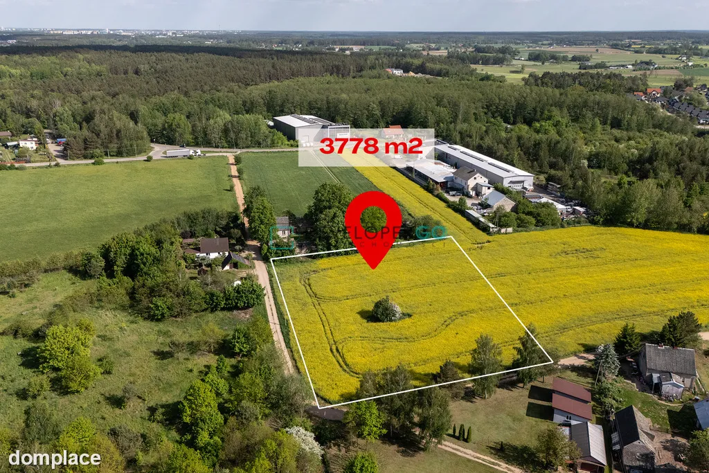 Działka produkcyjno usługowa PU