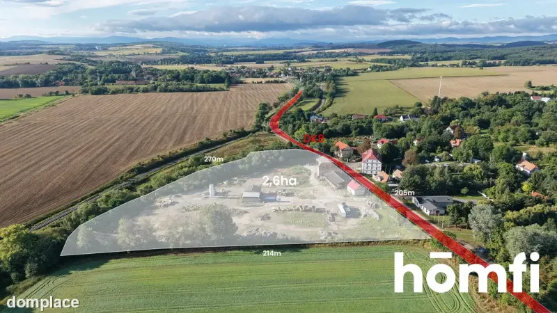 Teren inwestycyjny 2,6 ha przy DK8