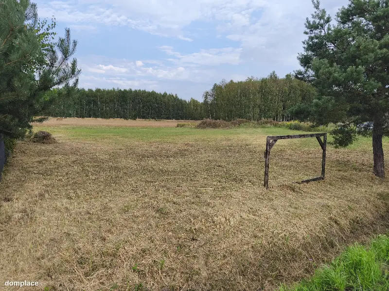 Działka budowlana Dobroń z widokiem na las blisko łodzi z WZ, media bdb komunikacja z Łódź Pabianice Łask trasy S14 /S8