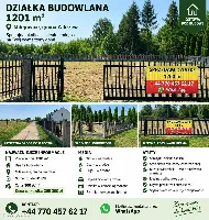 Działka budowlana 1201 m² | Milejowice | Woda, gaz, prąd. — zdjęcie 1