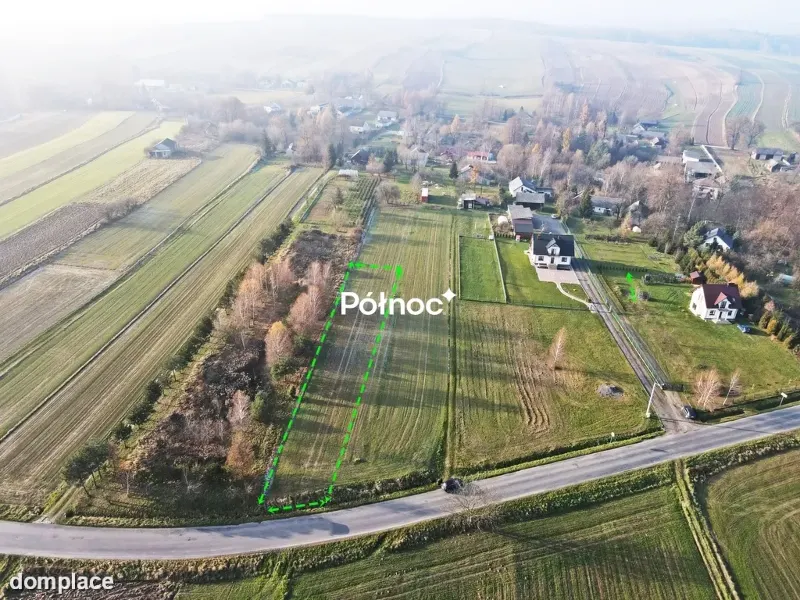 Działka pod zabudowę jednorodzinną koło Wolbromia