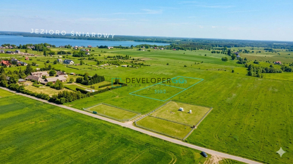 Działki budowlane w Nowych Gutach, 1 km od jeziora