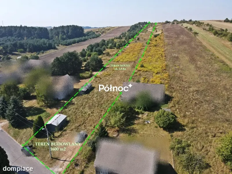 Działka budowlano-rolna 2 ha Zarzecze, gm. Wolbrom