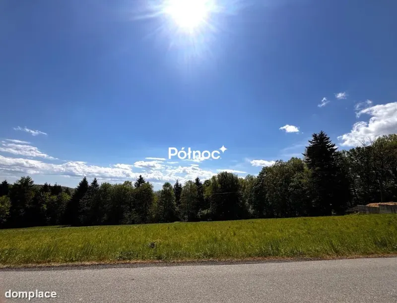 Pogwizdów widokowa działka 40arów z kawałkiem lasu