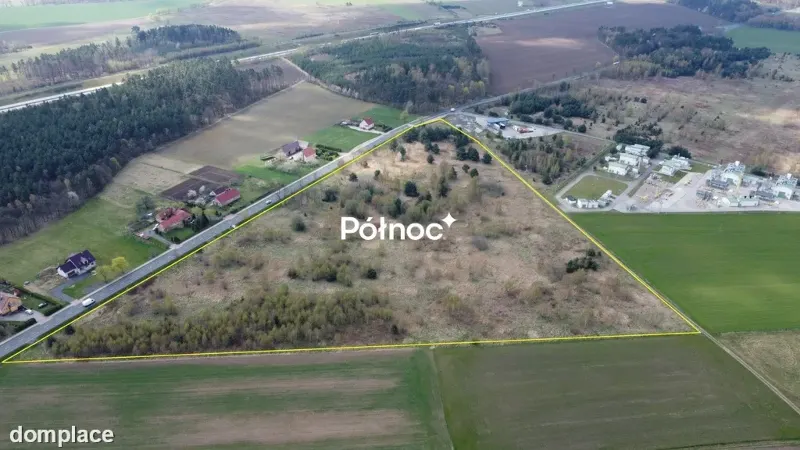 Działka komercyjna 5.93 ha w Wykrotach