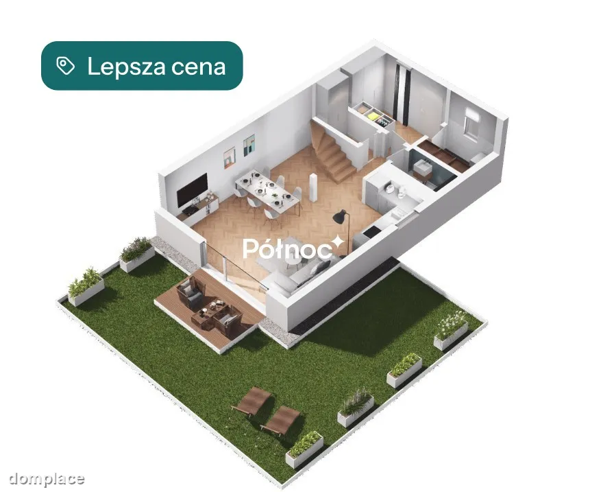 Lokal 22 B/ 1 - 100 m2, ogródek 87 m2 Choroszcz