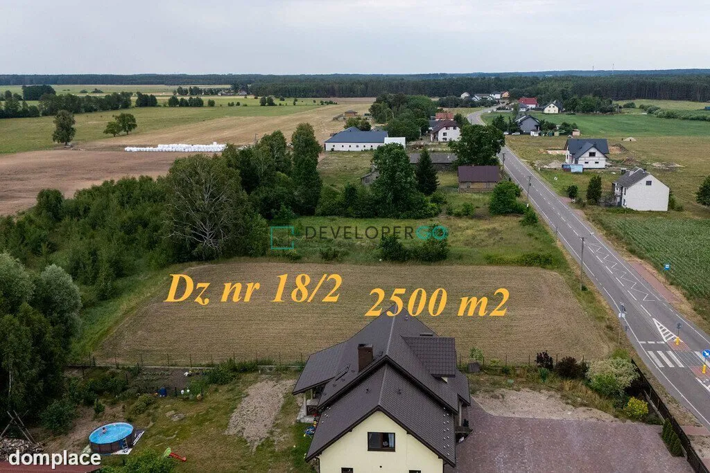 Działka budowlana 2500 m2 w rozsądnej cenie!