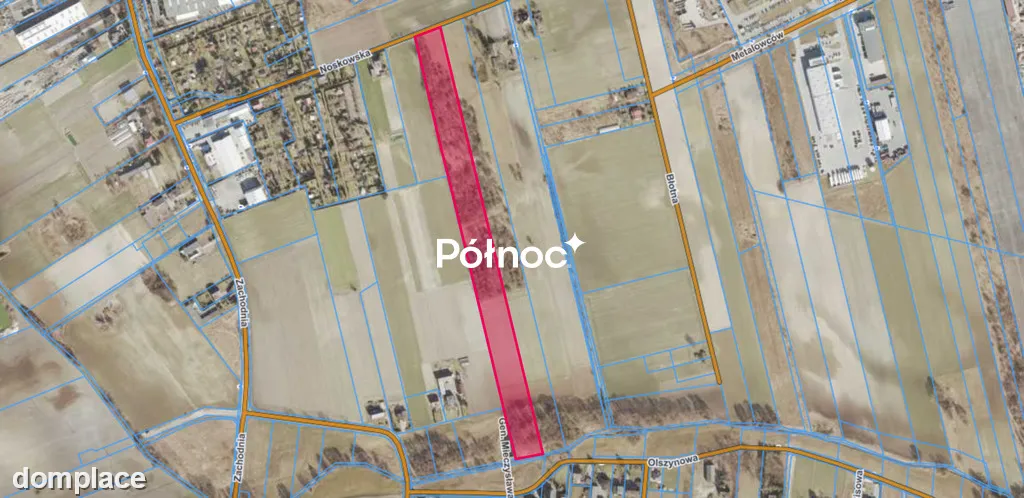 Działka Inwestycyjna Mn - P/U ul. Noskowska 2,75ha
