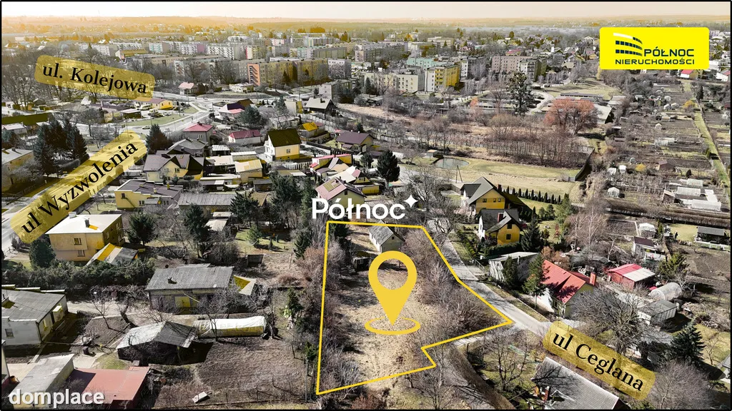 Widokowa działka z domem w centrum Hrubieszowa