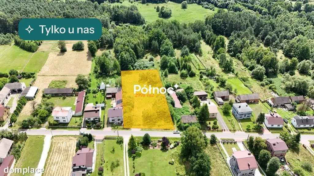 Działka bud. ul. Długa - 2.998m2