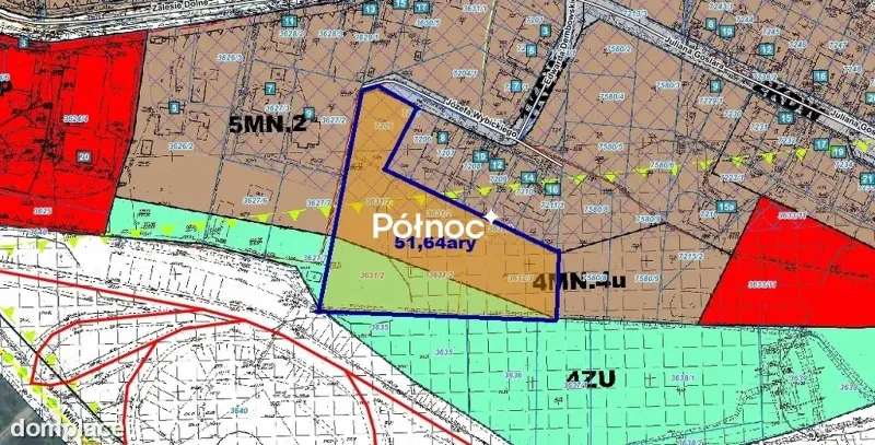 Bochnia -Zalesie Dolne działka inwestycyjna 51arów