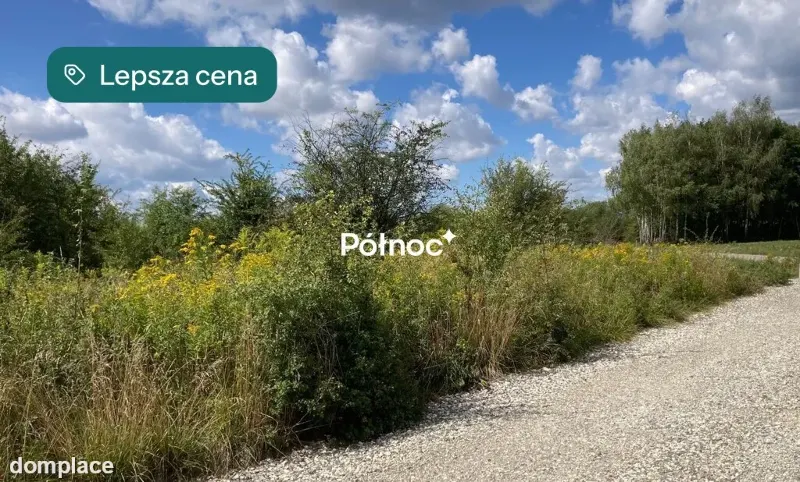 Cikowice działka przemysłowa 21arów