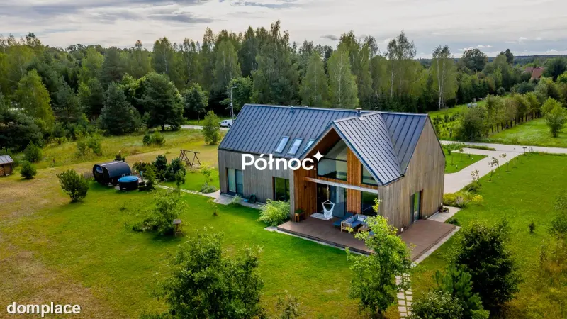 DOM nowoczesna stodoła z sauną i balią BIAŁOWIEŻA
