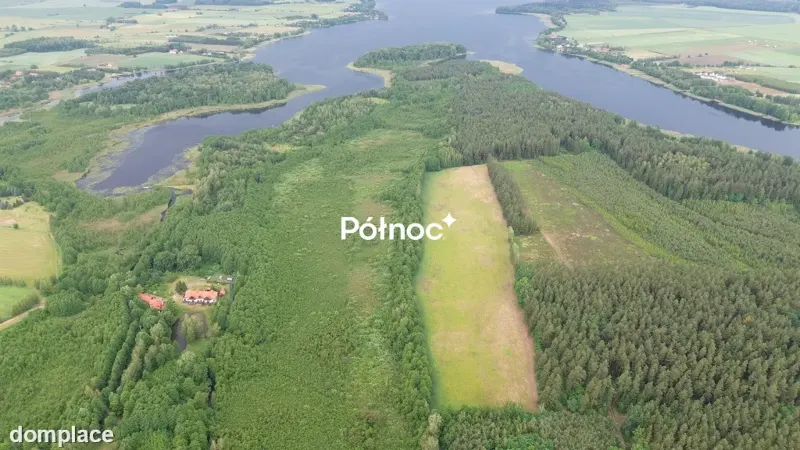 Działka w otulinie lasu niedaleko jeziora Makosiej
