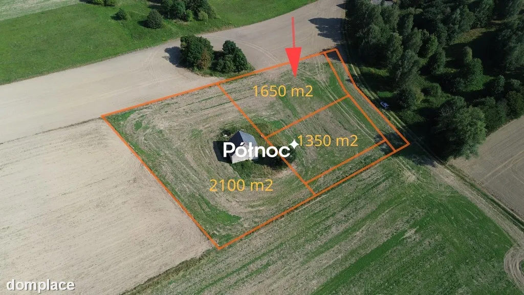 Działka na sprzedaż o pow.1650 m2 w Suszkach