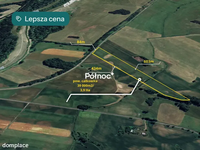 Ziemia rolna o pow. 3,9 Ha w gminie Terespol