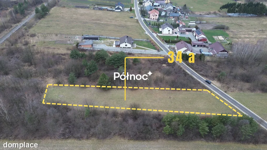 Działka budowlano-usługowa Osiek 3429 m²