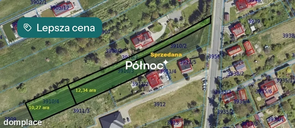 Bochnia działka 10,27arów Ul. Strzelecka
