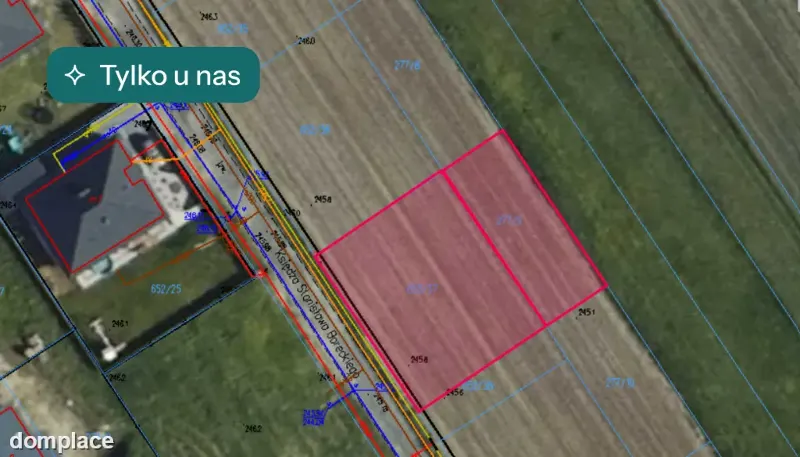 Działka budowlana 800m²| Malownicza wieś Wancerzów
