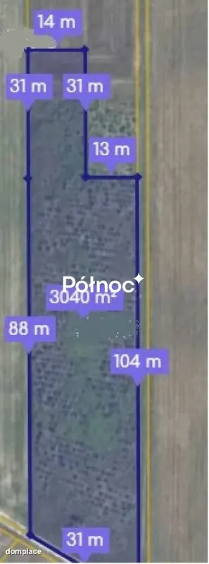 Działka z plantacją choinek - 30a