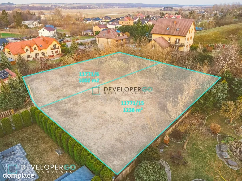Działka budowlana 1002 m² w centrum Łomży