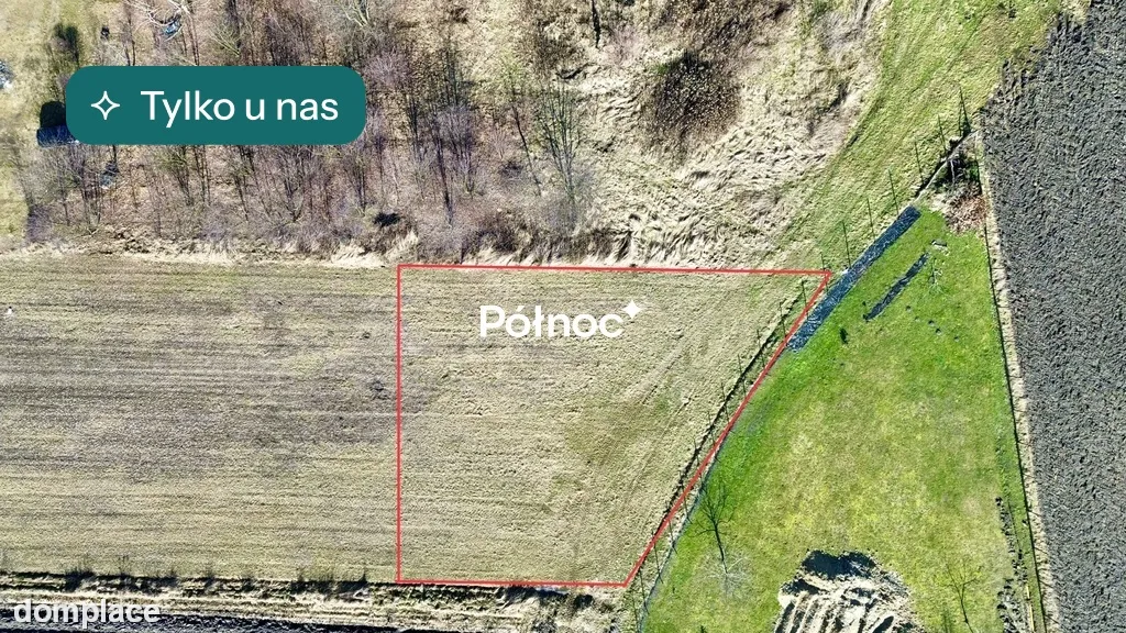 Ostatnia działka w tym pasie, Idealna pod dom !