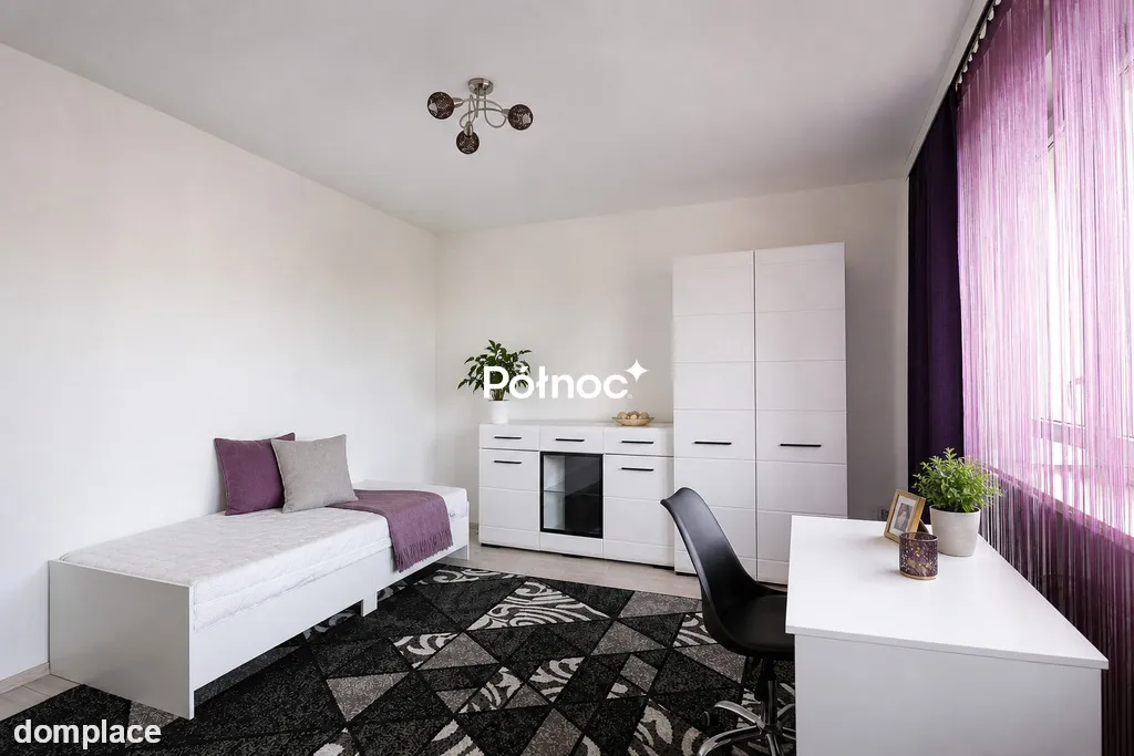 3 pokoje, 61,45 m2, duży balkon, bliski Wrotków